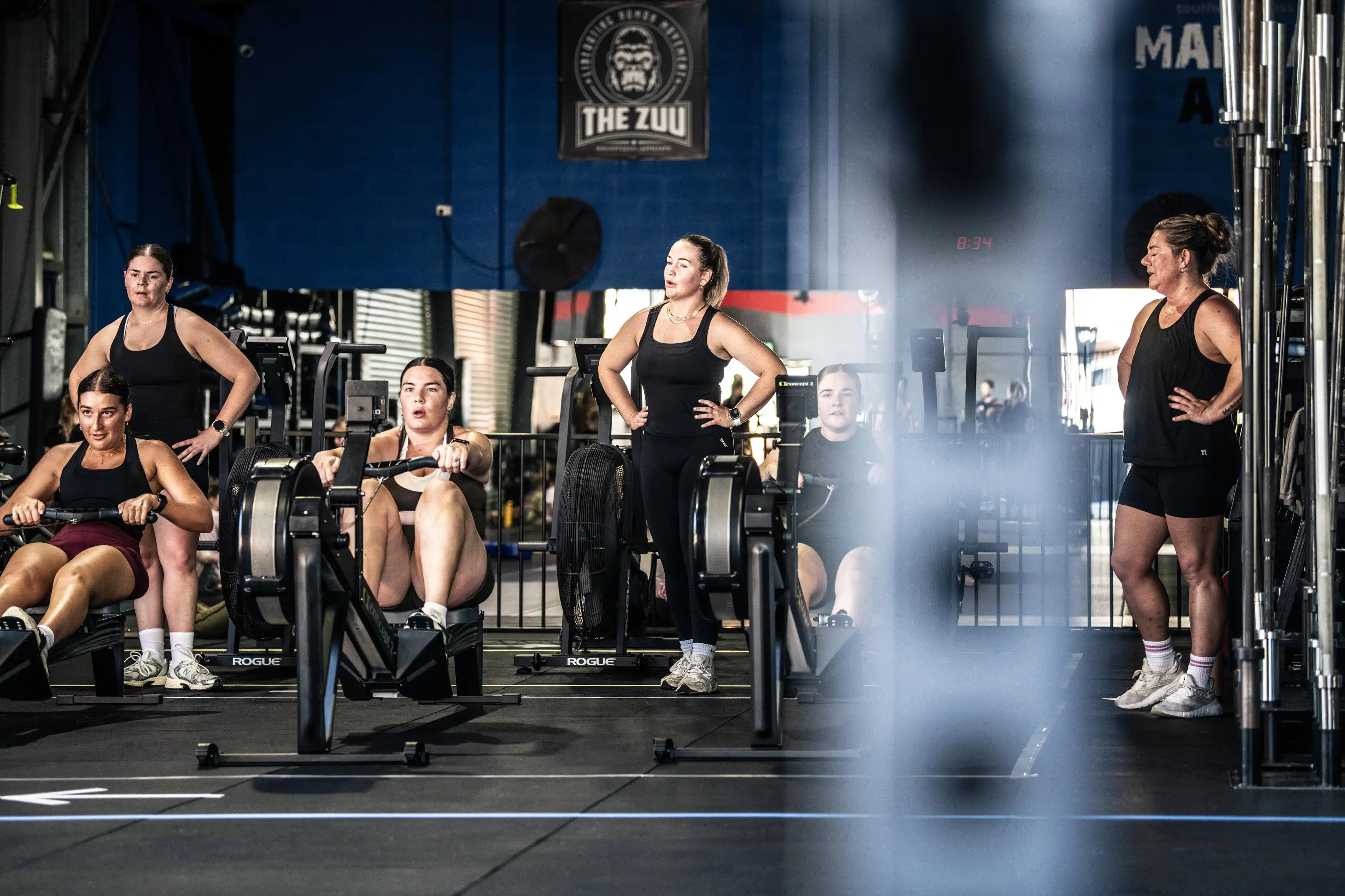 Members on the floor at the CrossFit Ulladulla Hyrox launch