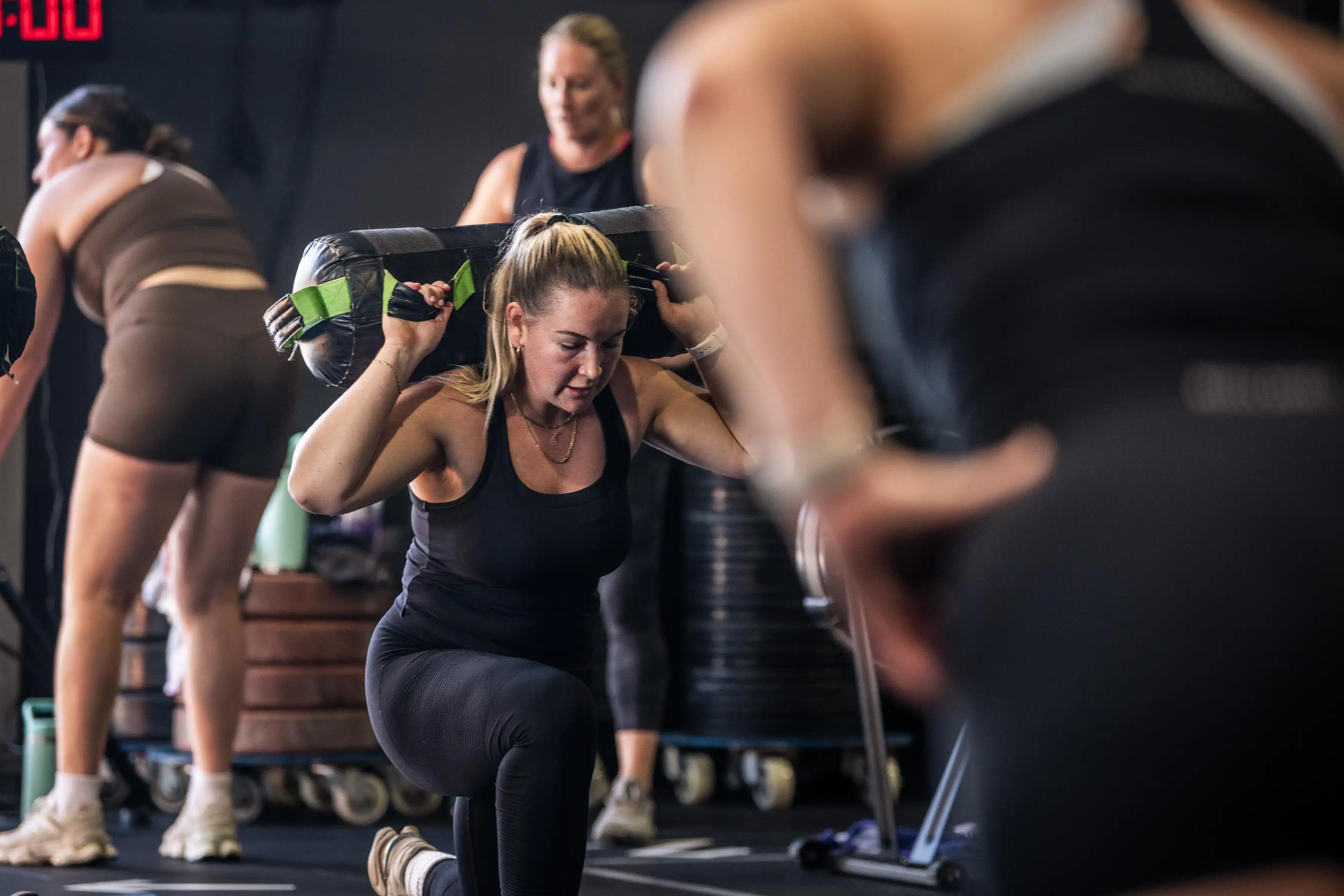 Athletes training at the CrossFit Ulladulla Hyrox launch event