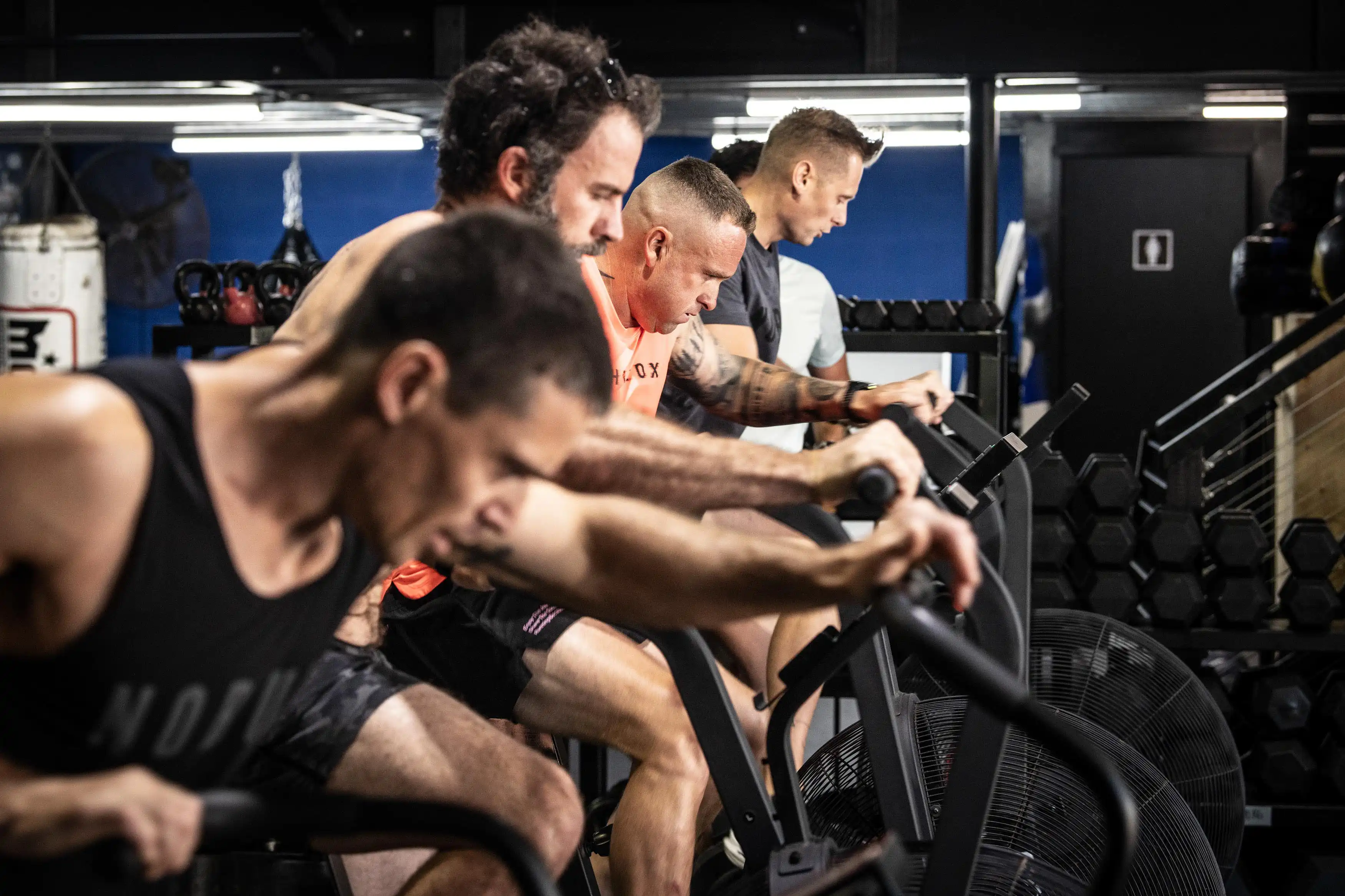 Athletes training at the CrossFit Ulladulla Hyrox launch event