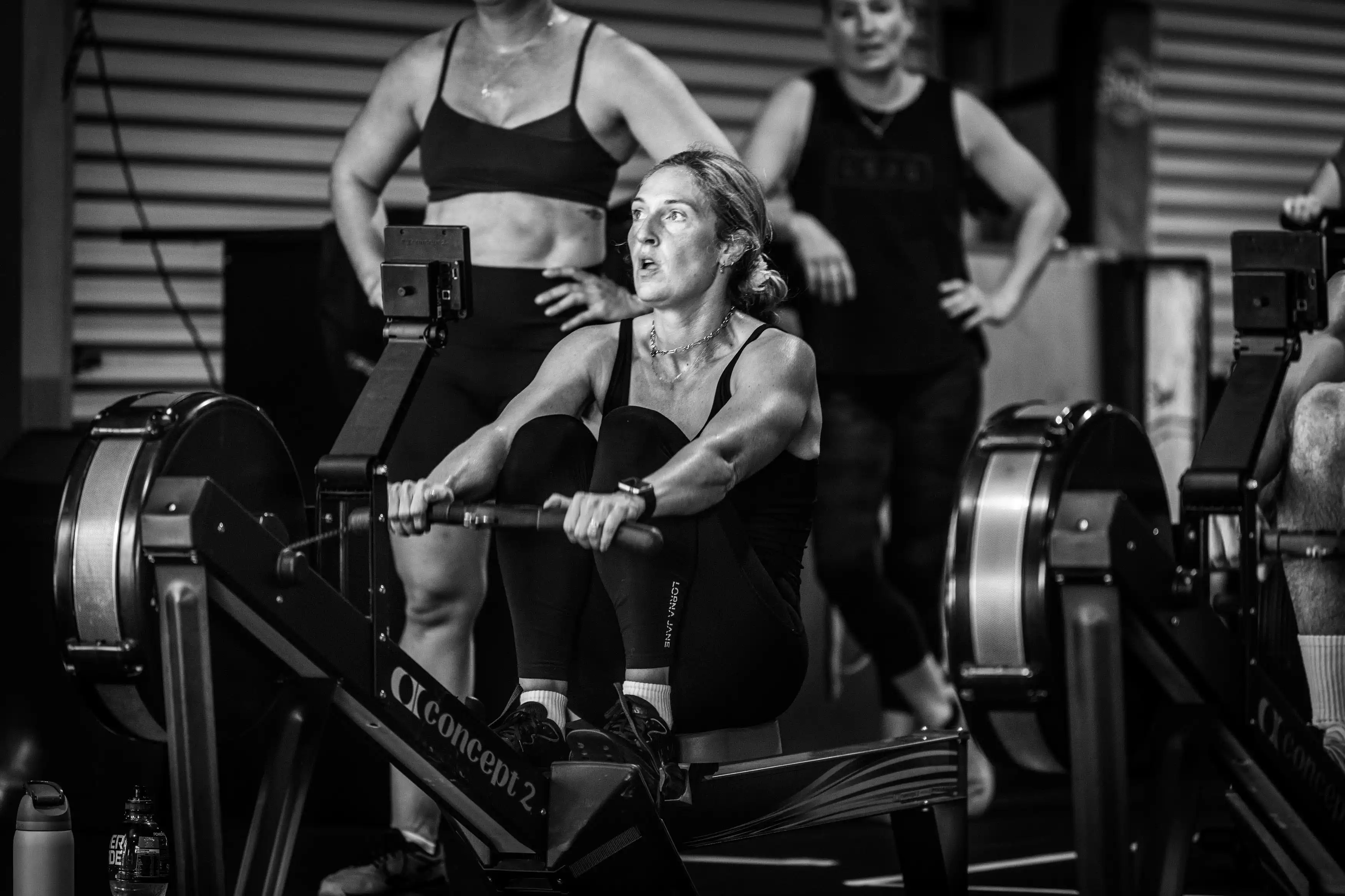 Athletes training at the CrossFit Ulladulla Hyrox launch event