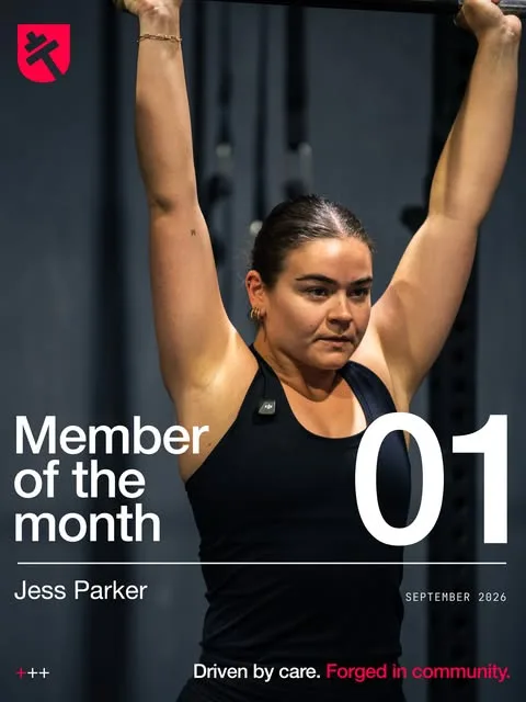 Member of the Month 01 — Jess Parker, September 2026