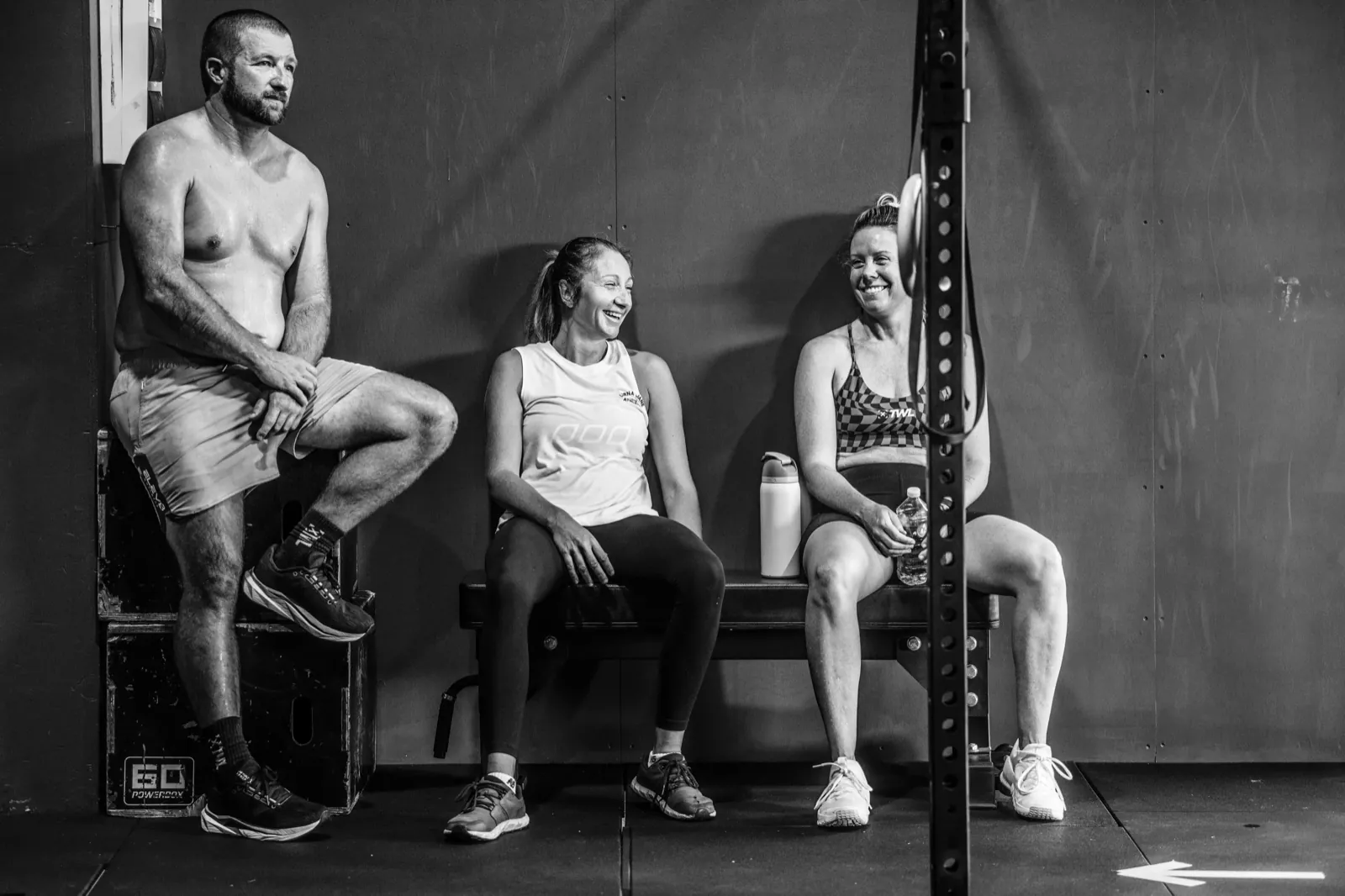 CrossFit Ulladulla members mid-workout in the gym